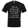 t-shirt manica lunga con scritta ti amo .. bugia