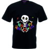 T-shirt nera con stampa HAPPY HALLOWEEN