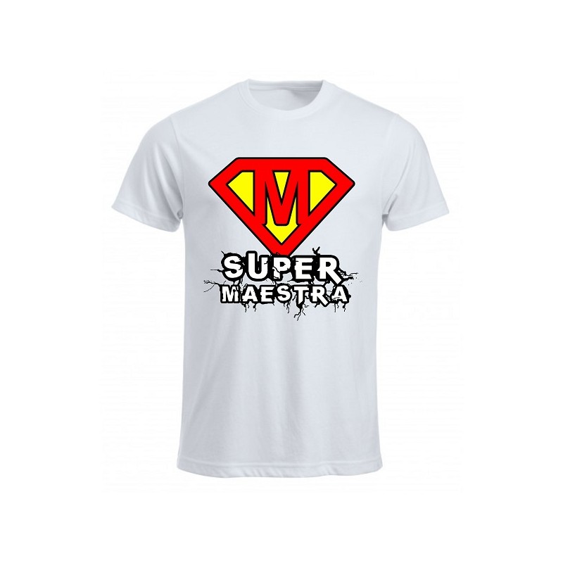 t-shirt super maestra