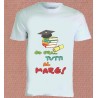 T-shirt uomo donna con scritta ED ORA TUTTI AL MARE DIPLOMA