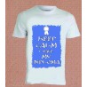 T-shirt uomo donna con scritta KEEP CALM I HAVE MY DIPLOMA