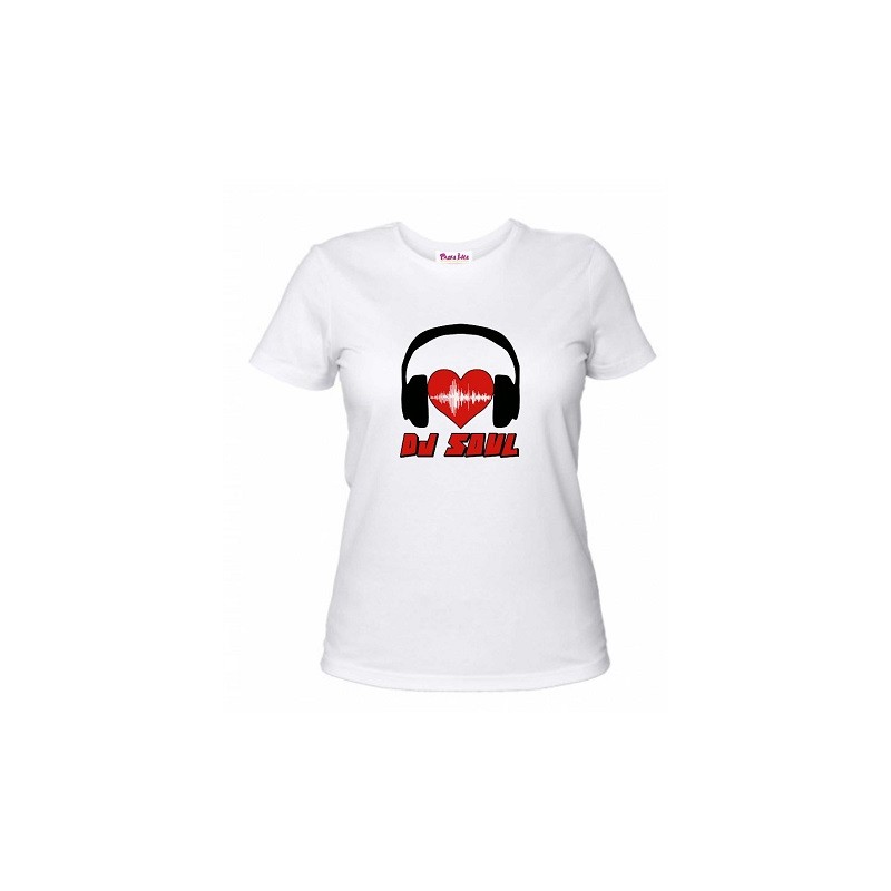 t-shirt uomo o donna con scritta dj soul