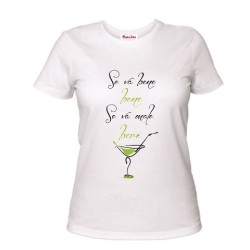 t-shirt uomo o donna con scritta se va bene