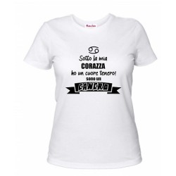 t-shirt uomo o donna segno cancro