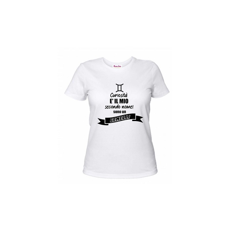 t-shirt uomo o donna segno gemelli