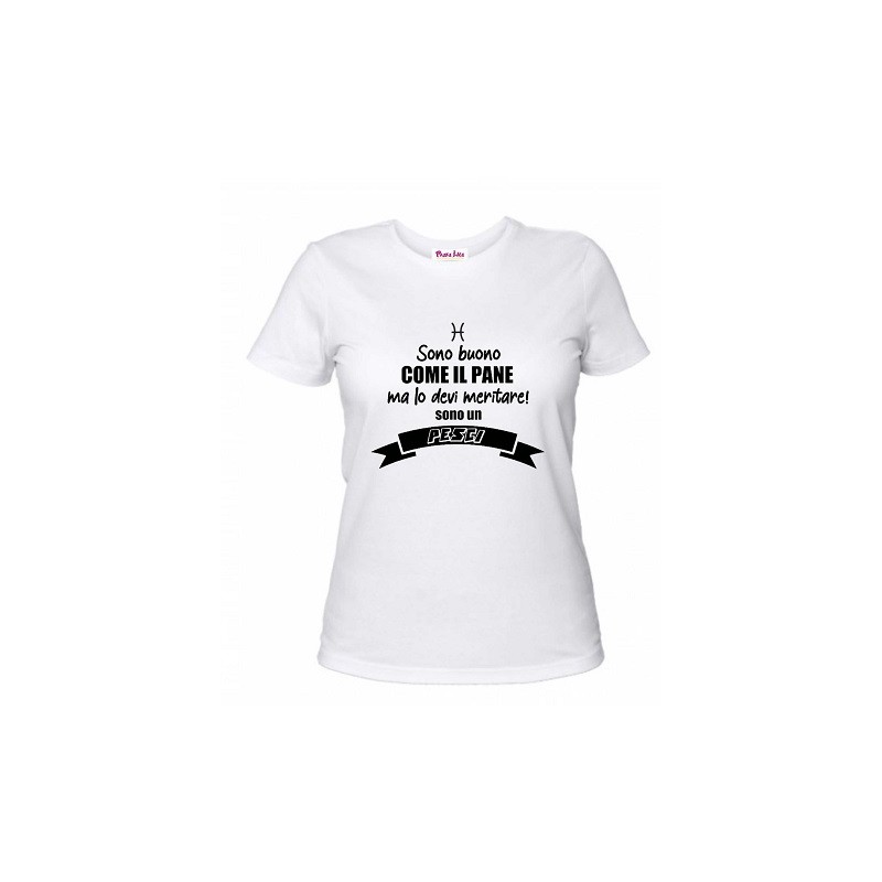 t-shirt uomo o donna segno pesci