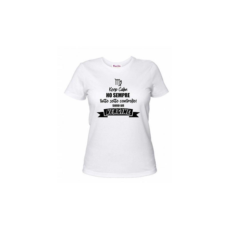 t-shirt uomo o donna segno vergine