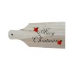 Tagliere in legno con stampa Merry CHristmas cm 30x12