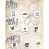 Assortimento magneti rotondi serie animali soggetti assortiti