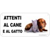 Targhette in metallo personalizzate ( attenti al cane e al gatto)