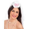 Cerchietto FUTURA SPOSA con cappellino e velo