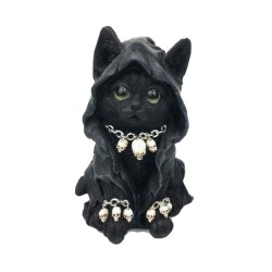 Gattino nero con teschi...