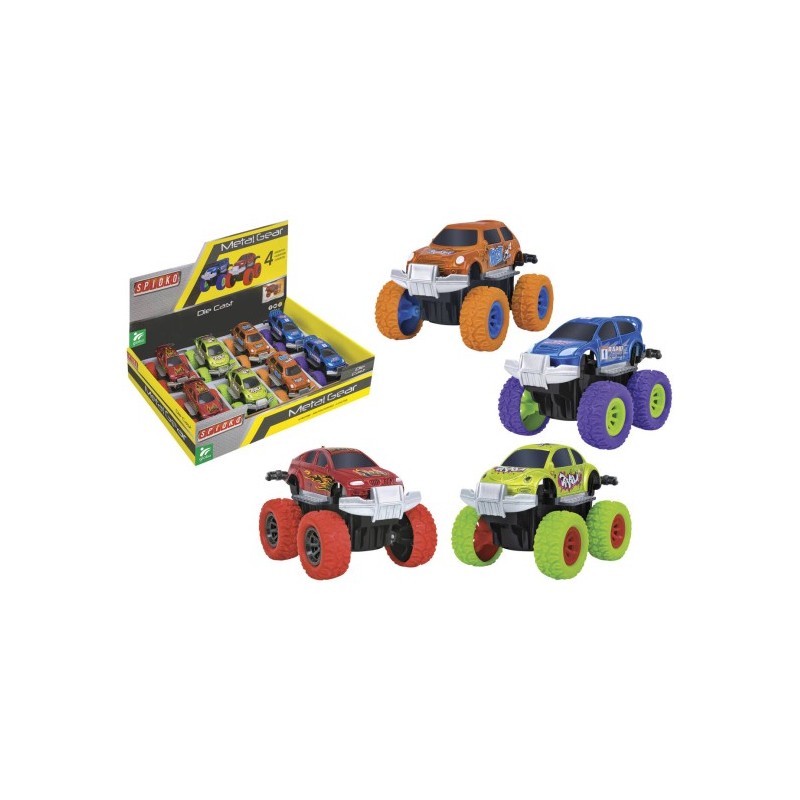 mini auto interamente in die cast è dotata di un funzionamento a frizione ed è disponibile in 4 colori. cm 5,7