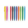 Penna a sfera in plastica PLAIN  ROCKET, meccanismo a scatto kit 100 pezzi compreso stampa 1 colore