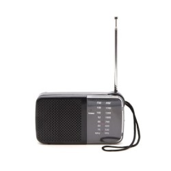 Radio portatile con presa per cuffie  am/fm dimensioni 12,1x3,3x7cm hogi