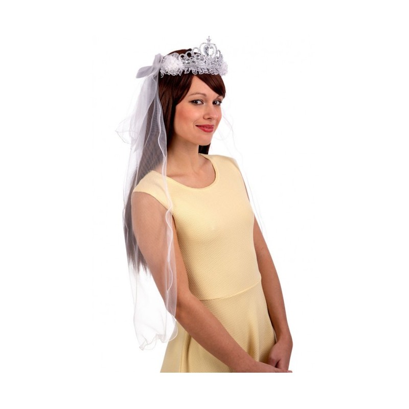 Velo sposa con coroncina in busta