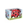 Auto smart bimbi primi mesi con 10 forme geometriche diverse cm 21x12,5x13,5