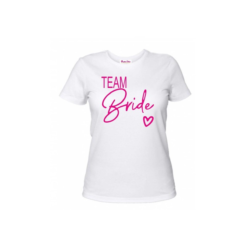 T-shirt maglietta amiche della sposa team pride