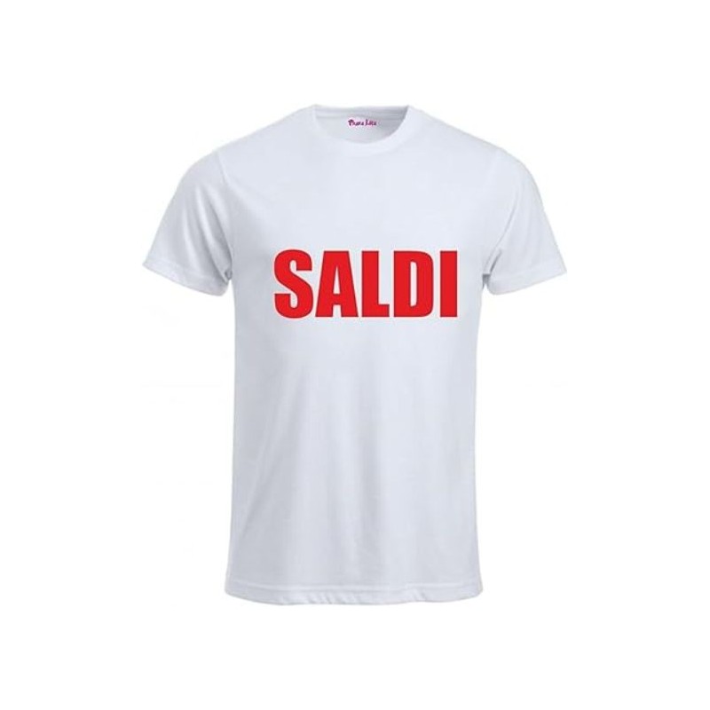 T-shirt maglietta con stampa saldi