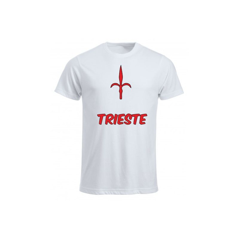 T.shirt maglietta con stampa Trieste