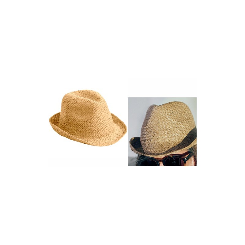 Cappello panama in morbida paglia, unisex