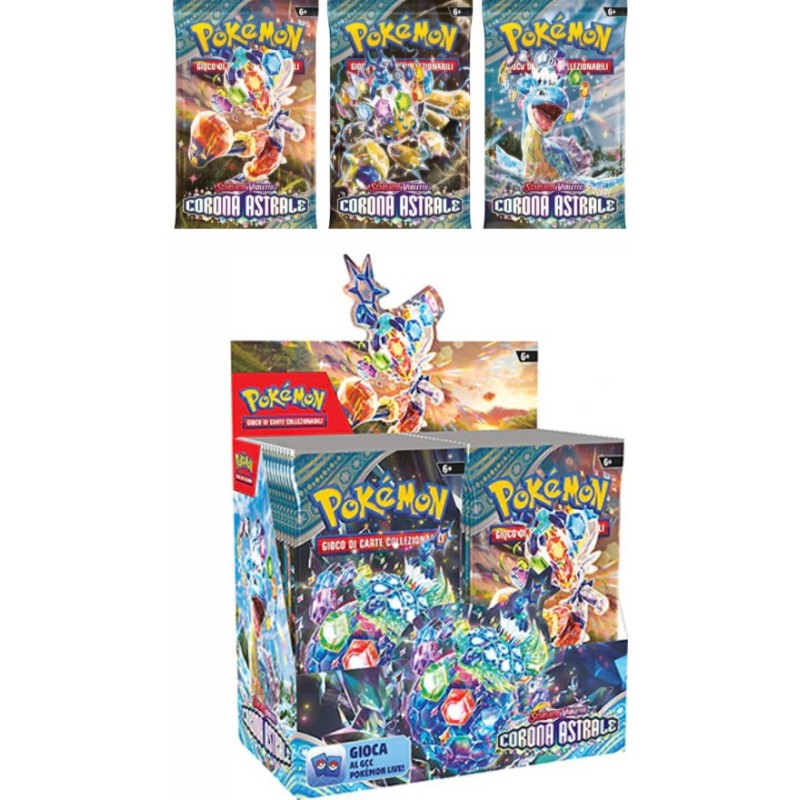 Pokemon Scarlatto & Violetto: Corona Astrale - Display da 36 Buste