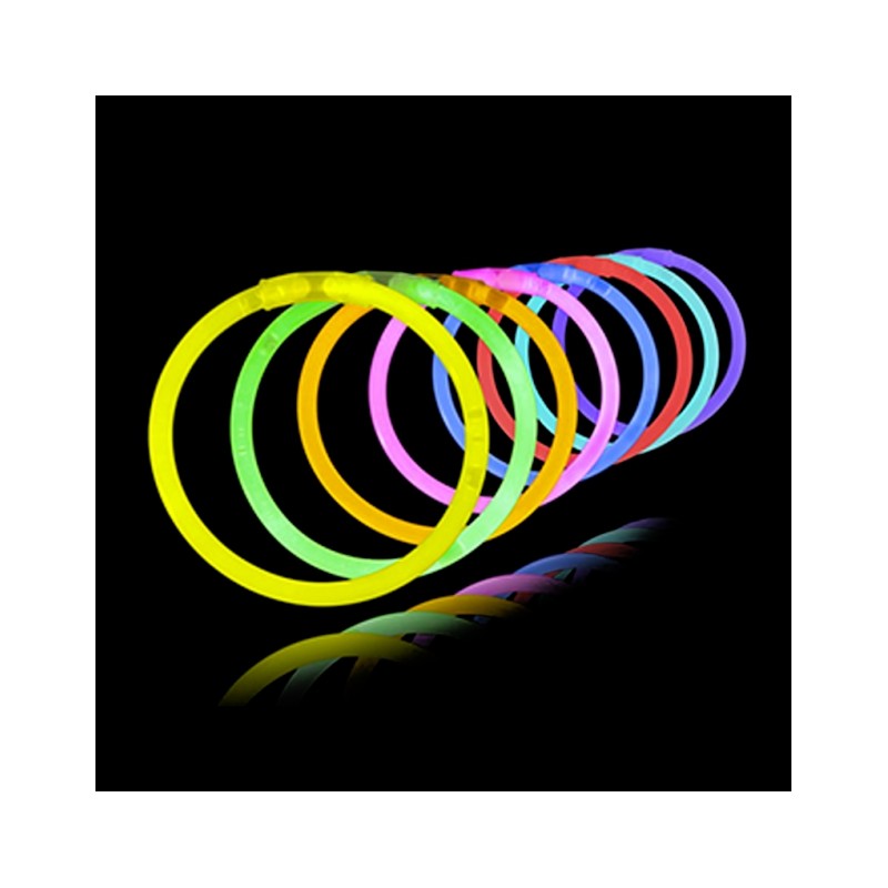 Bracciali fluorescente glow conf. x 3 circa 20 cm