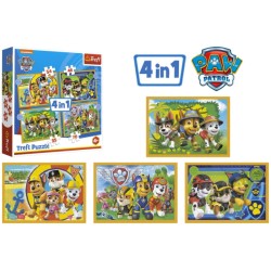 TREFL PUZZLE 4 IN 1 PAW PATROL