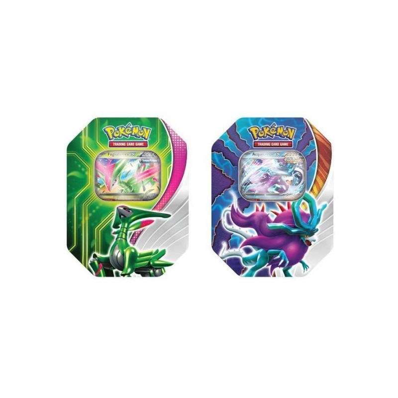 Pokemon Tin da Collezione Scontro Paradossale in latta contiene 1 carta rara + 4 bustine +1 carta codice pokemon