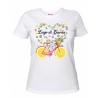 T-SHIRT IN COTONE CON STAMPA LAGO DI GARDA LIMONI BICI