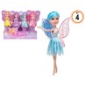 Bambola con ali farfalla flower fairy cm  30