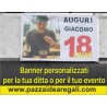 Banner striscione personalizzato con la foto o con il logo della tua azienda m 1x2